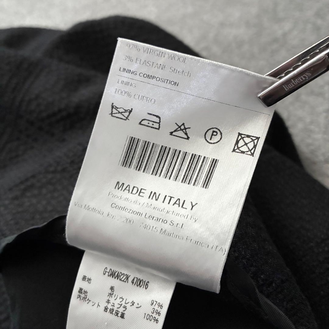 未使用級 TAGLIATORE テーラードジャケット DAKAR 黒 50