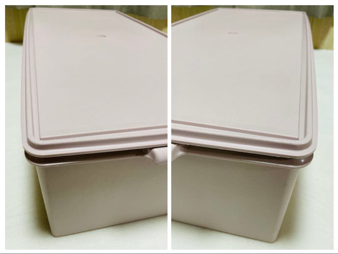 2個セット/タッパーウェア/ディープ/ロング/スーパーケース/ピンク/廃番