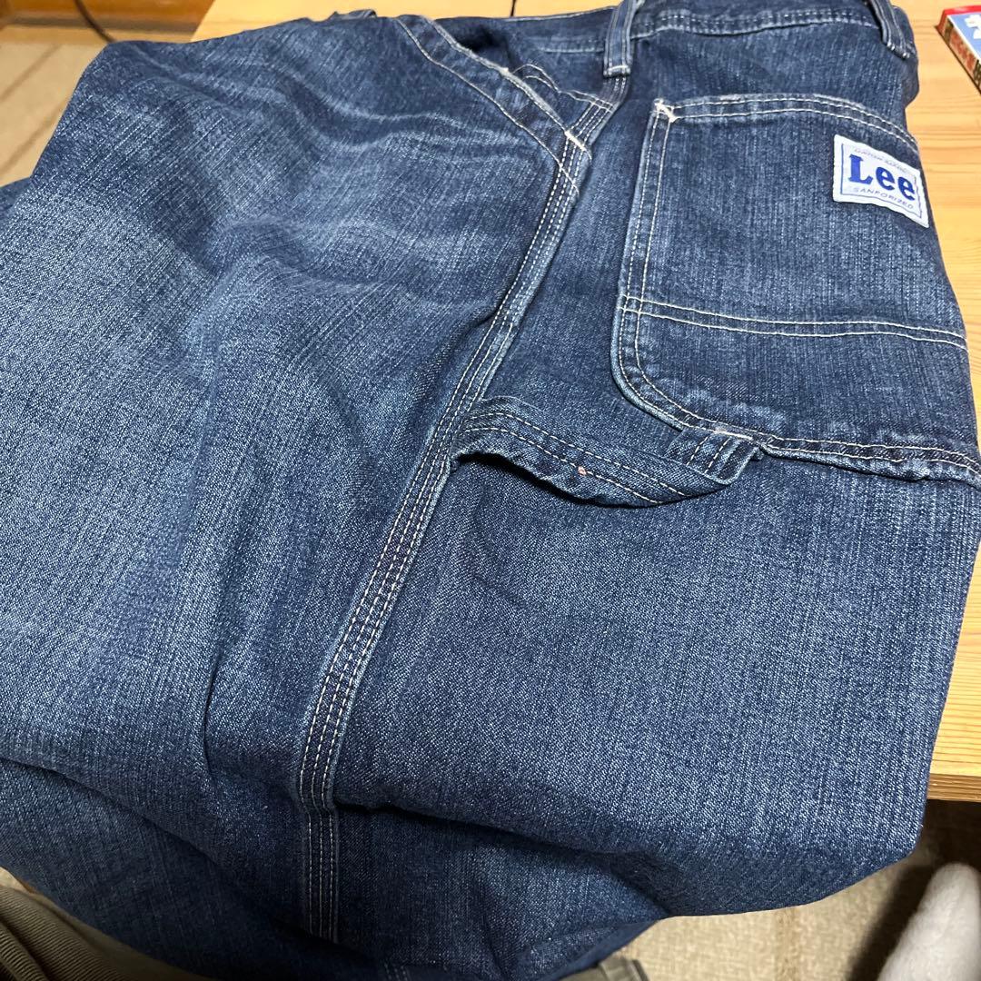 Lee LM7288ワークパンツ XLミッドブルー 未使用タグ付き
