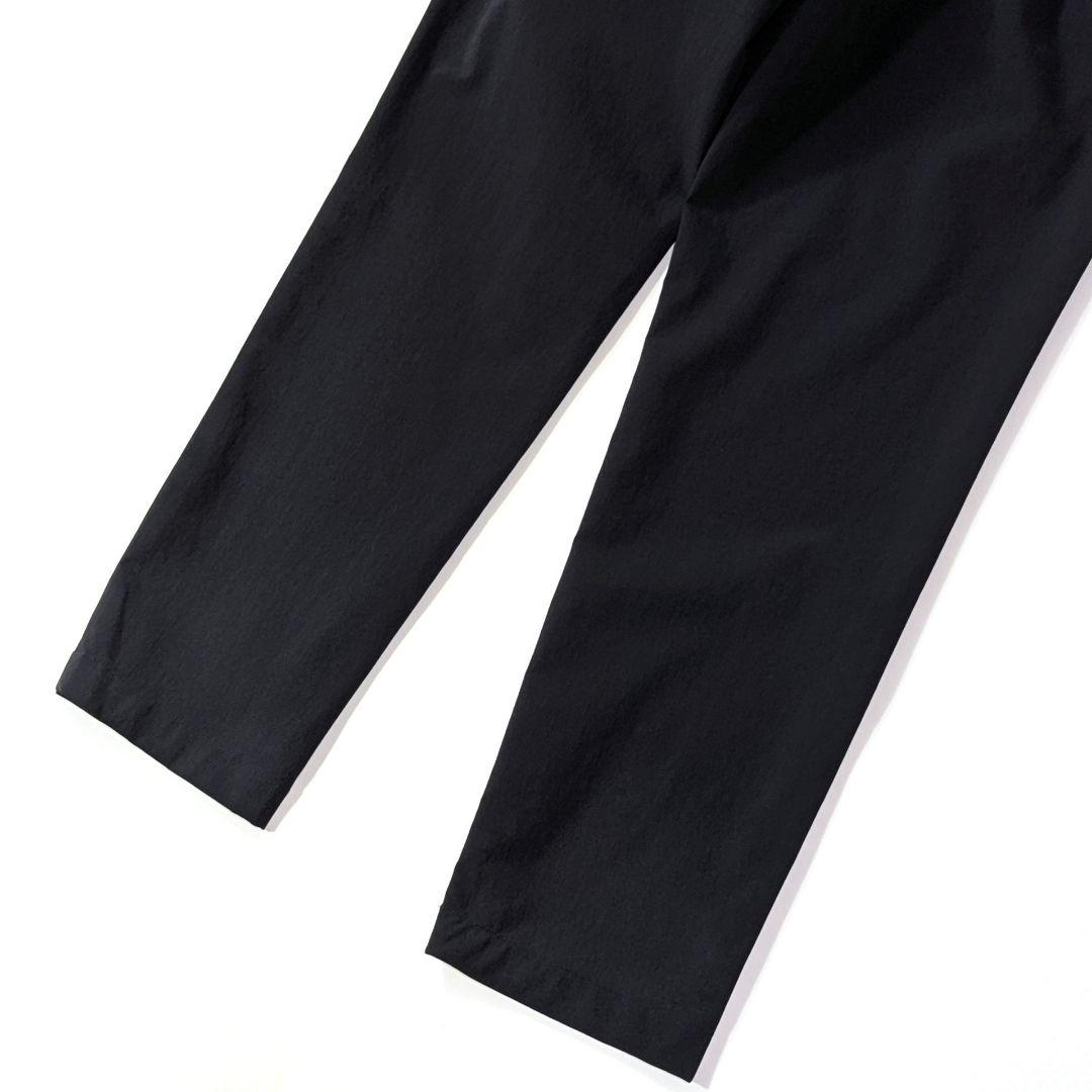 未使用級★BY 360 MASTER　1プリーツ　テーパードイージーパンツ　黒