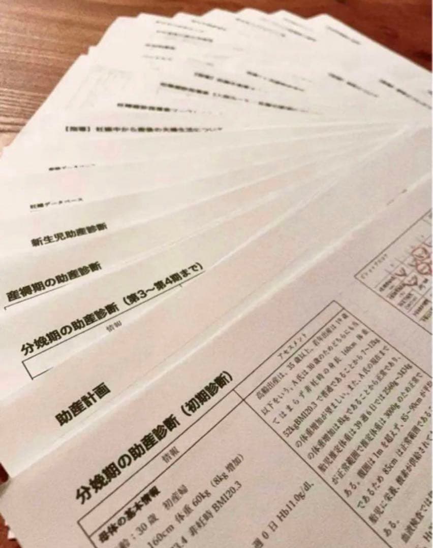 助産学生　助産師　看護学生　看護師　実習セット　　ポケットノート　まとめノート