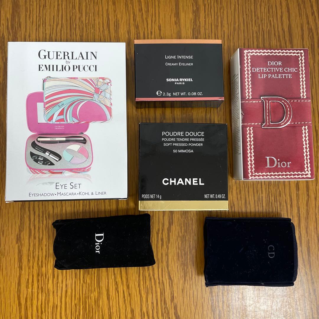 シャネル、ゲラン、ディエール、コスメ6点セット　未使用