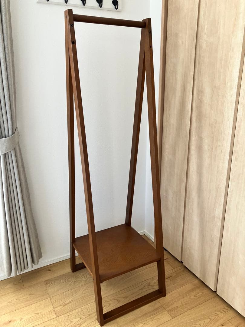 【無印良品】木製コートハンガー　ウォールナット（廃盤品）