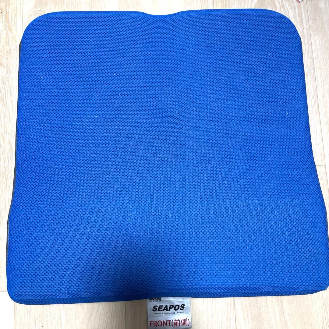 SEAPOS 車椅子用クッション 青