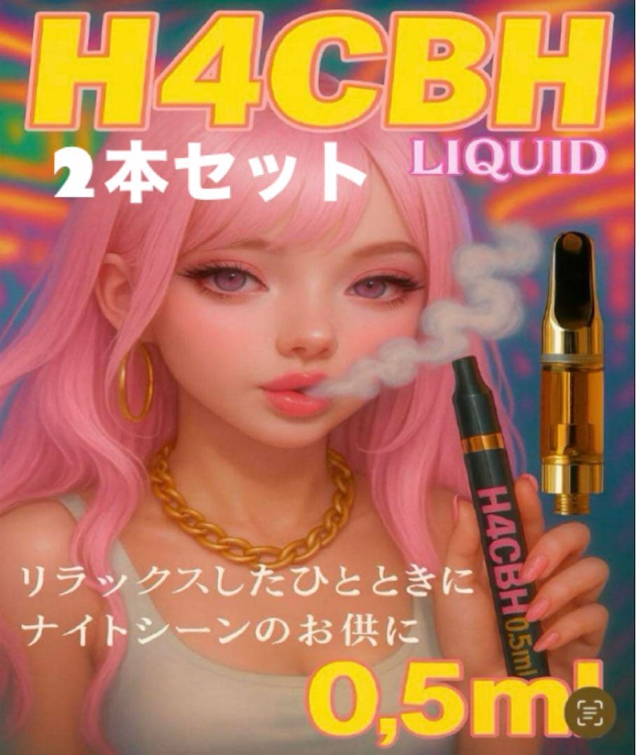 H4CBH リキッド 0.5ml×2本 【玄人向け】　CBN/CBG/CBD