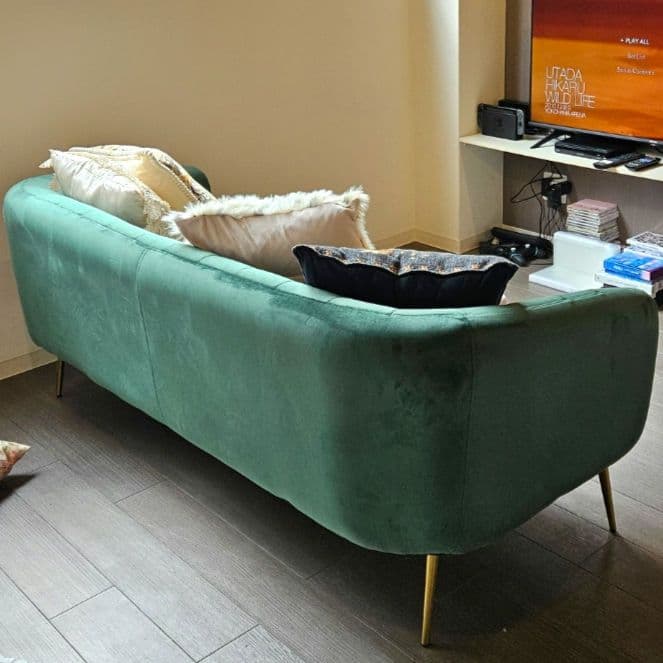 NOCE 3人掛けソファ グリーン