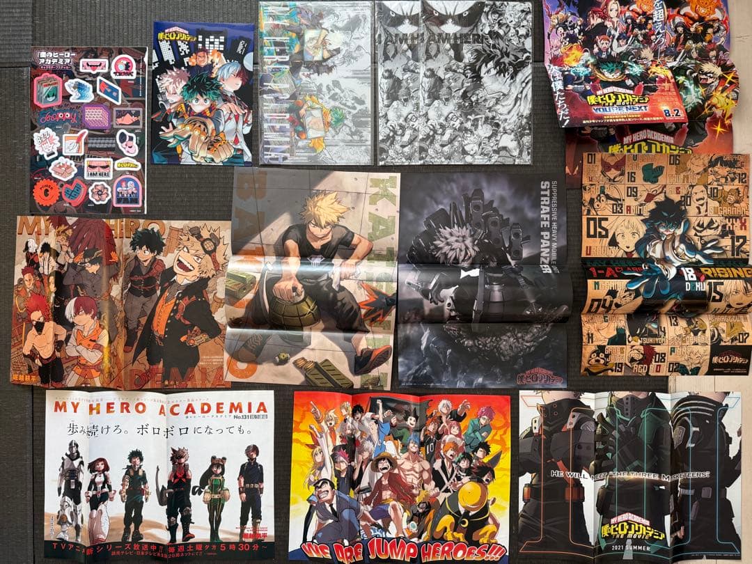 僕のヒーローアカデミア 1-42巻 全巻初版帯付き チラシ付き 関連本 特典付録