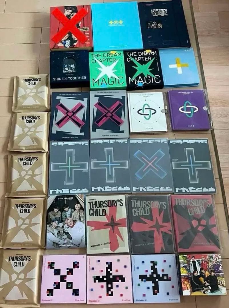 TOMORROW X TOGETHER アルバム シーグリ メモリーズ TXT