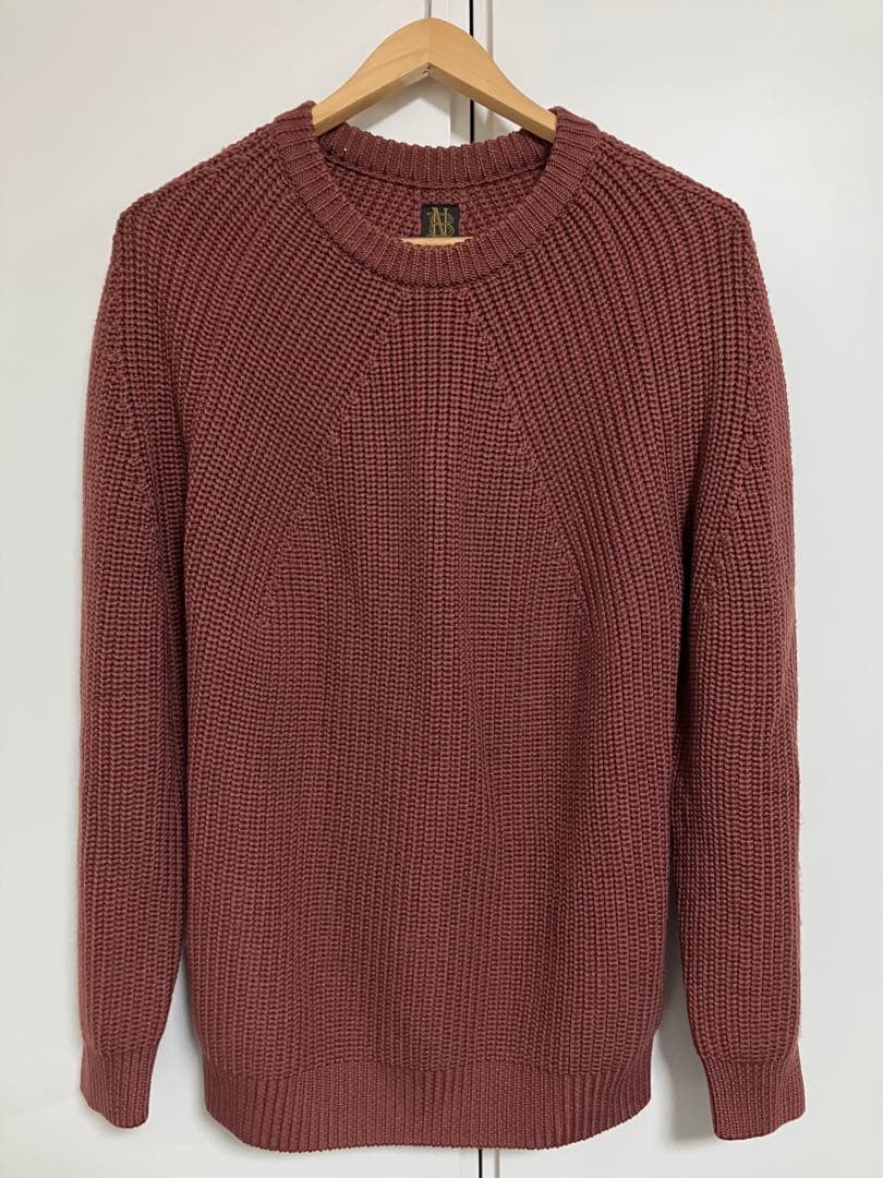 BATONER(バトナー) のシグネチャー クルーネックニットセーター　送料無料