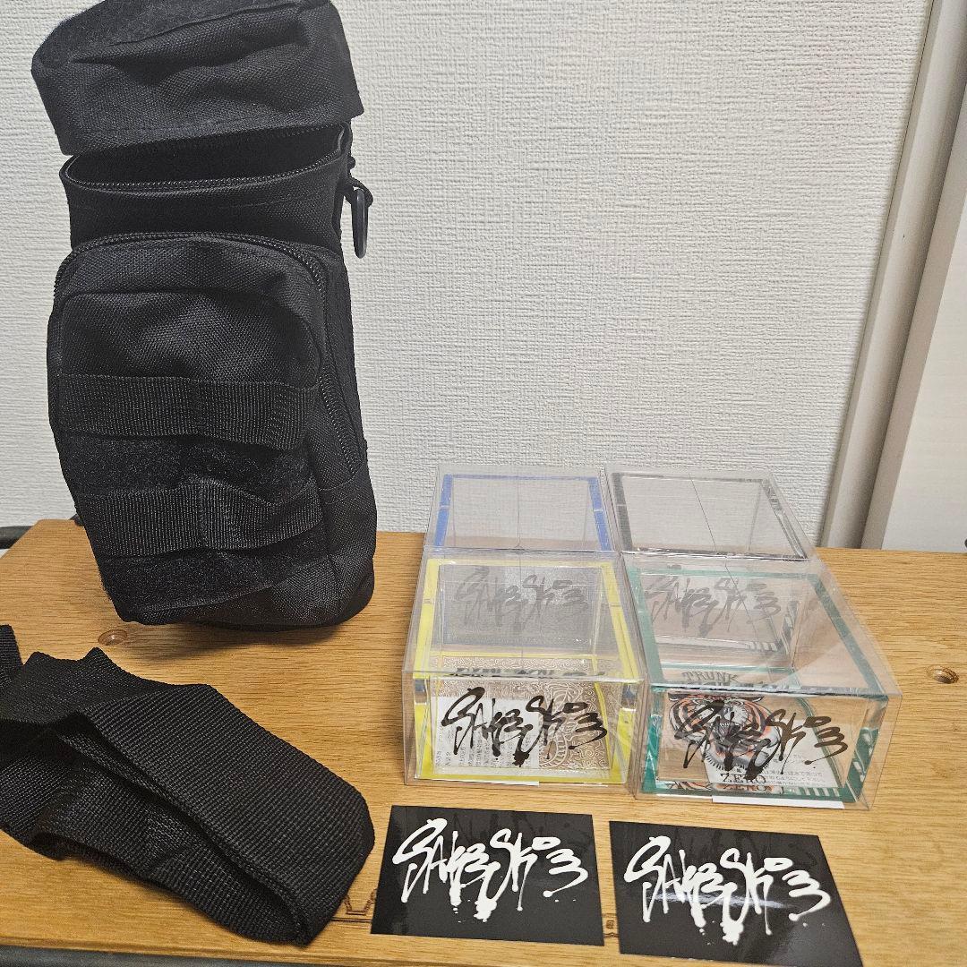 SAKESKIE× TRUNKZEROコラボ クリア升 4色+収納ケース