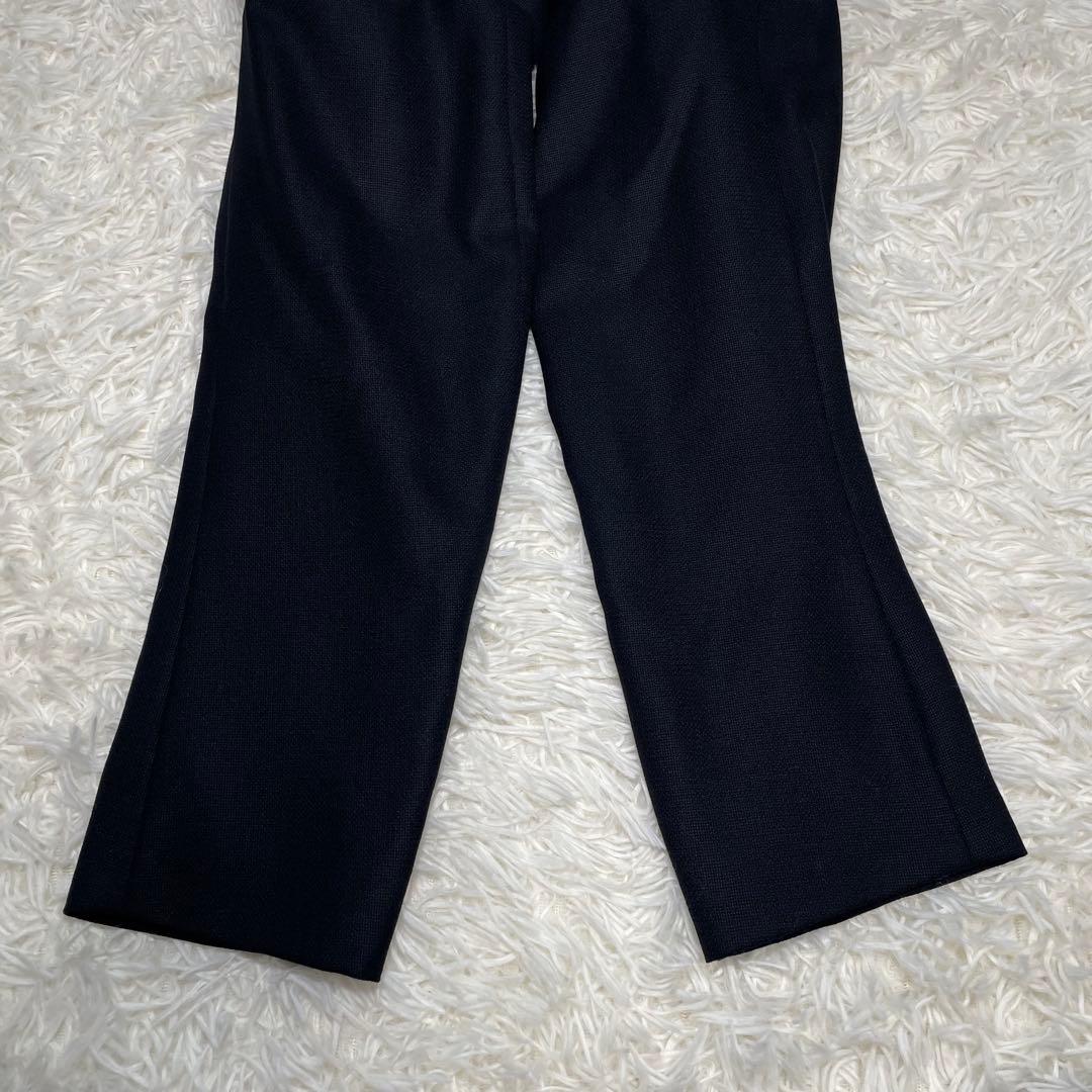 【美品】バーニーズニューヨーク テーラードジャケット ダークネイビー 銀ボタン