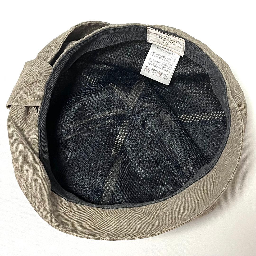 【美品】Vivienne Westwood 日本製オーヴ刺繍リネン製キャスケット