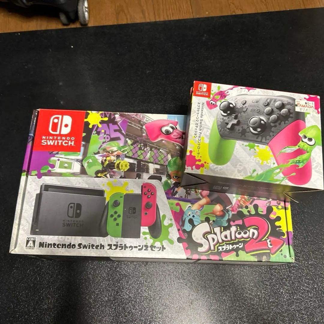Switch Nintendo Switch スプラトゥーン2セットとProコン