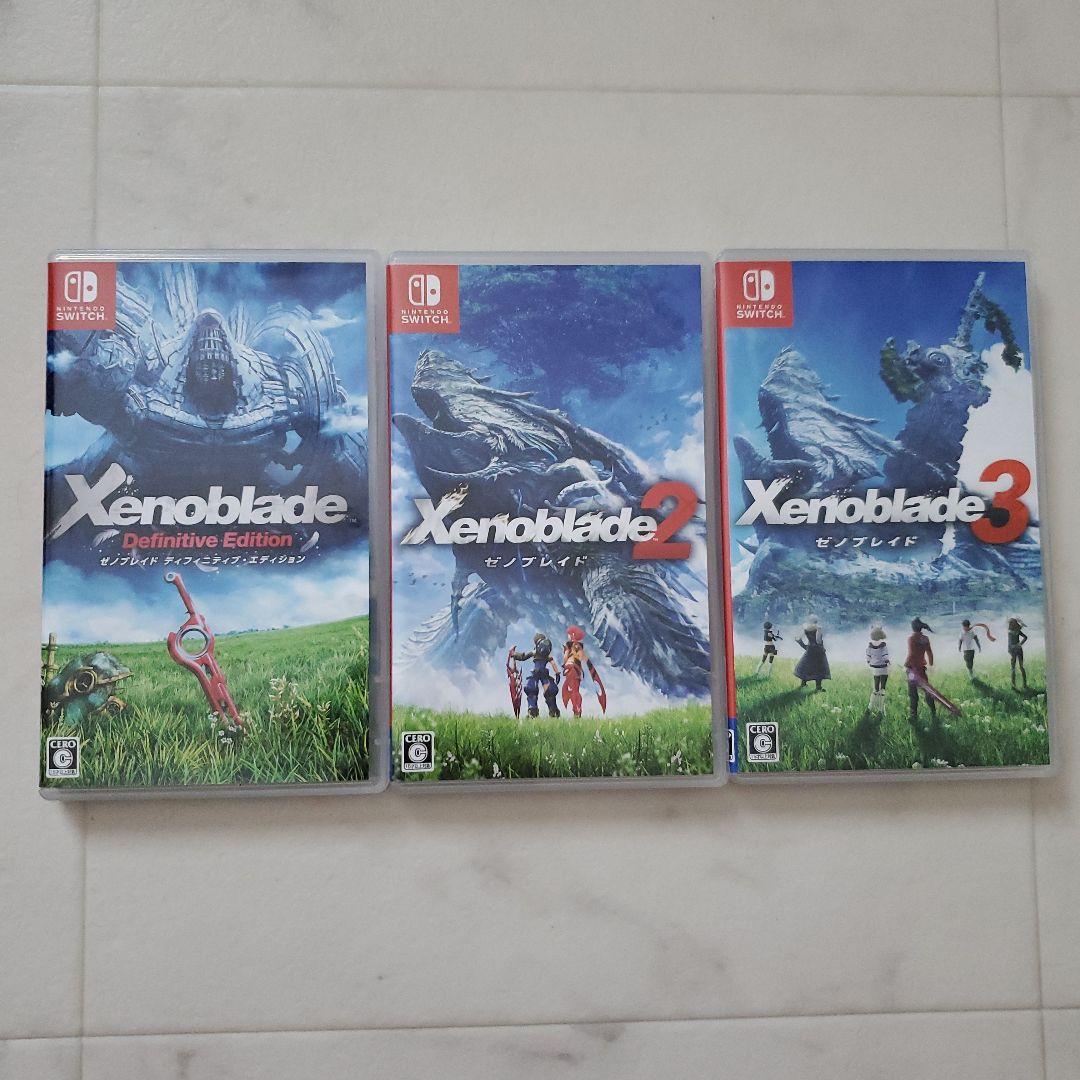 美品　switch ゼノブレイド3本セット