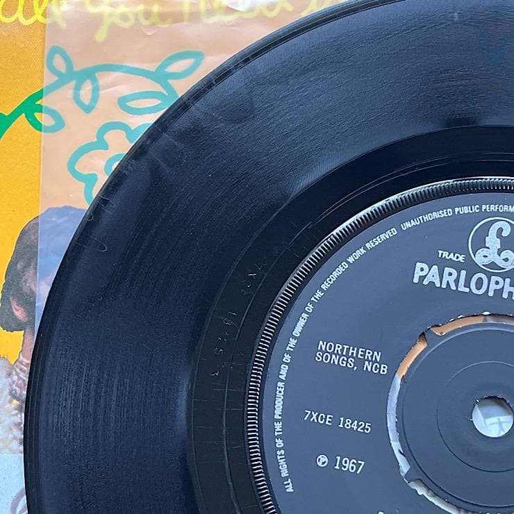 ★美品 UK盤 The Beatles singles collection