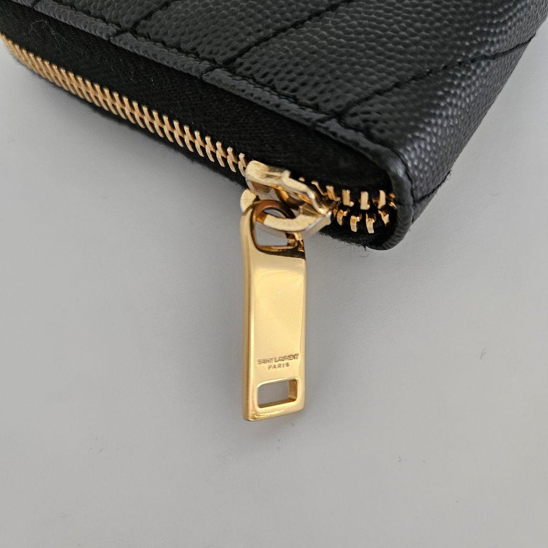 サンローラン SAINT LAURENT モノグラム長財布 ブラック