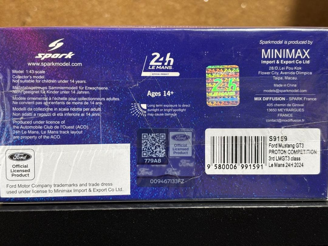 スパークFord Mustang GT3 PROTON COMPETITION