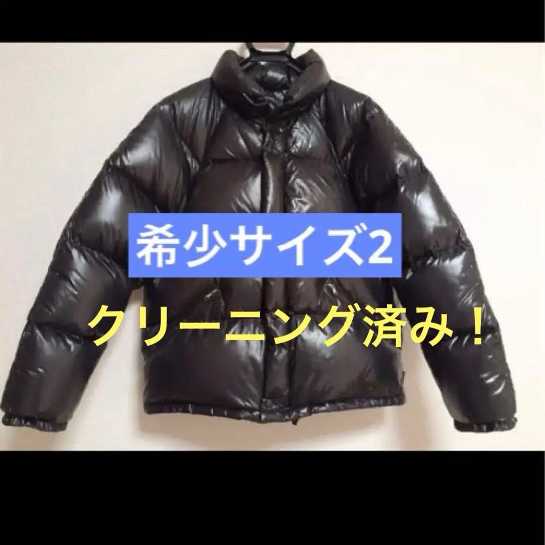 MONCLER ブラック ダウンジャケット サイズ2