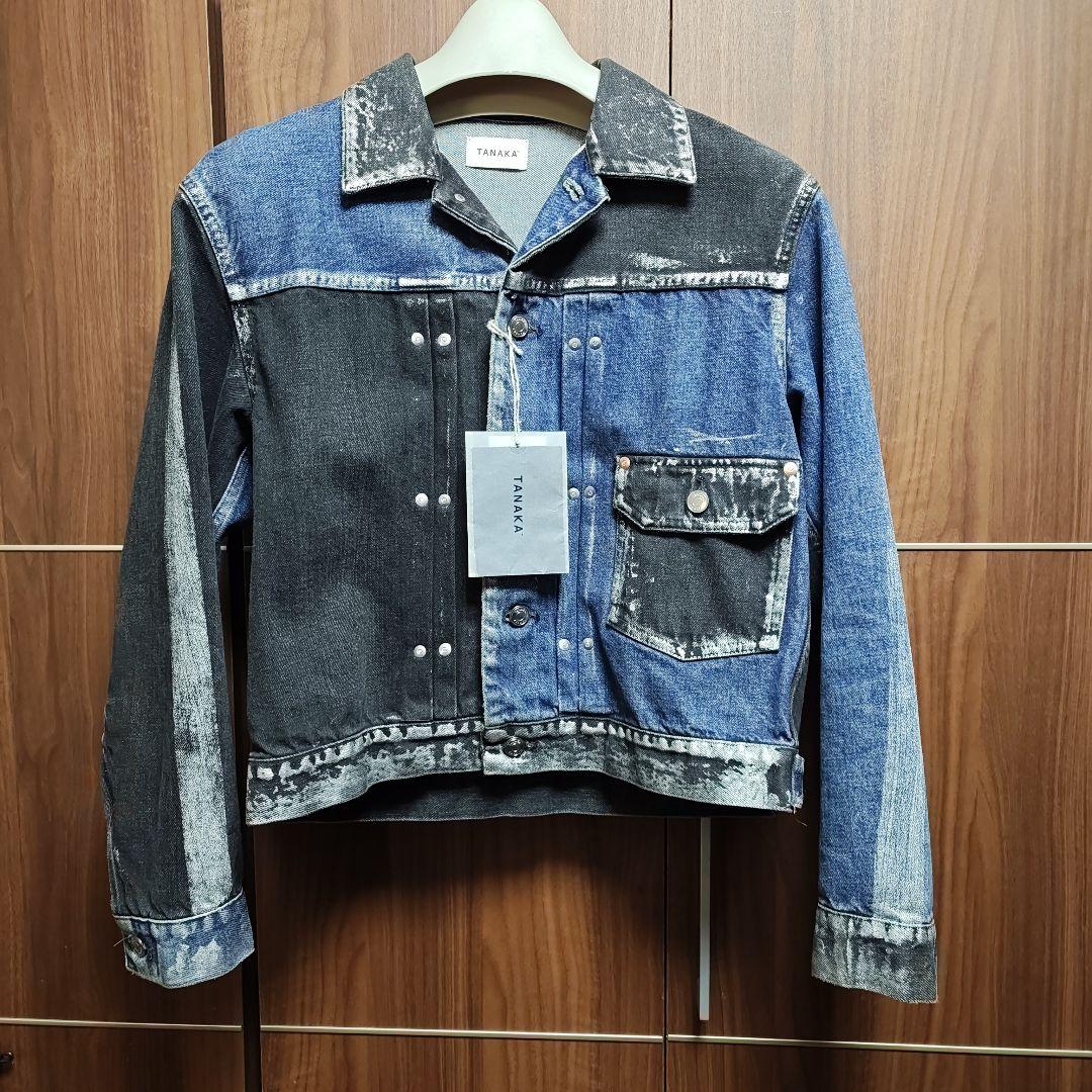 値下げ！TANAKA デニム　ブラック、ブルーデニム XS　新品タグ付き