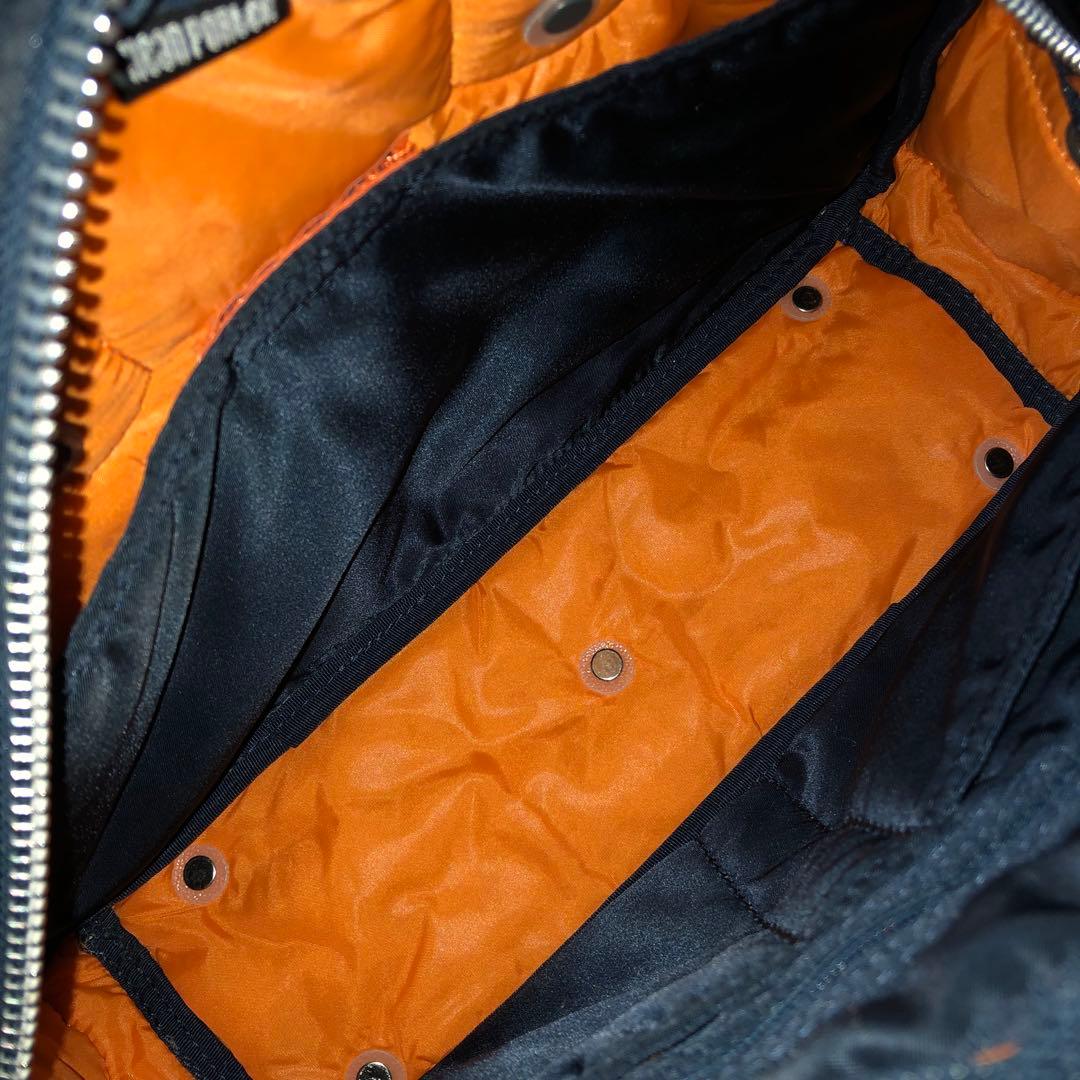 未使用級✨ヘッドポーター ミニボストンバッグ ハンドバッグ ネイビー 藤原ヒロシ