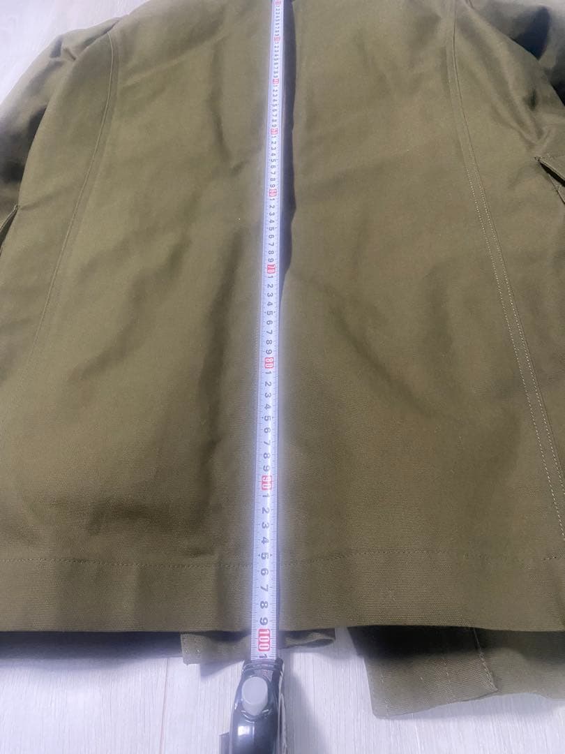 【HHHさん専用】LOEWE オリーブ色モッズコート シェルパ襟付き