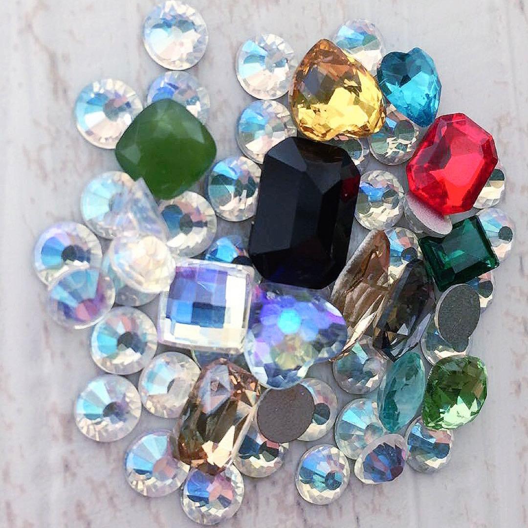 ✧1点物✧ガラスパーツ✧クリスタルガラス✧MoonLight✧ガラスストーン✧