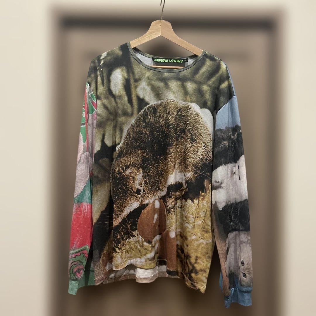 chopova lowena ssence限定　オーバーサイズ長袖Tシャツ