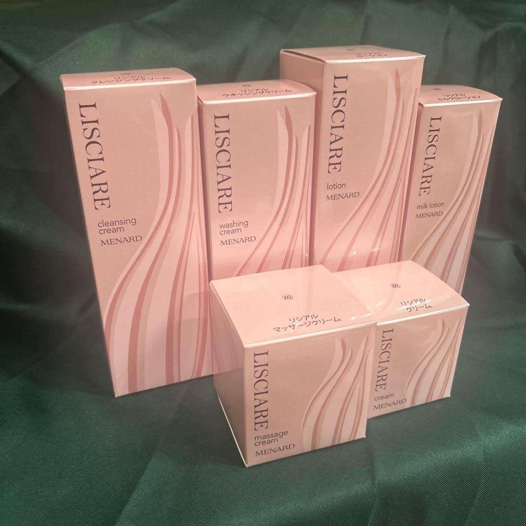 リシアル クレンジング・洗顔・化粧水・乳液・マッサージC・クリーム　6点セット