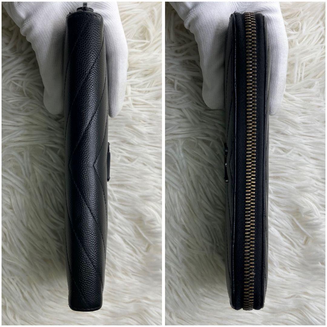 【✨美品✨】 サンローラン カサンドラ 長財布 ラウンドファスナー ブラック