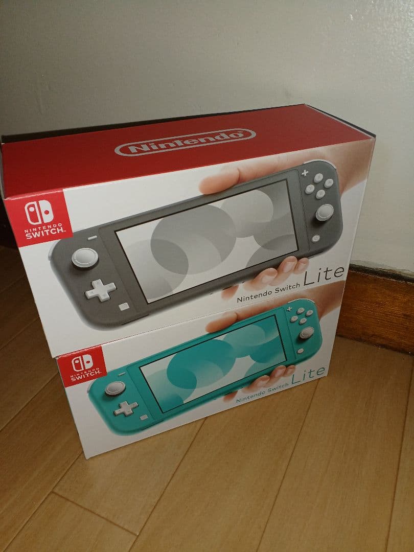 【新品未使用】任天堂 Switch Lite 2台セット　グレー&ターコイズ