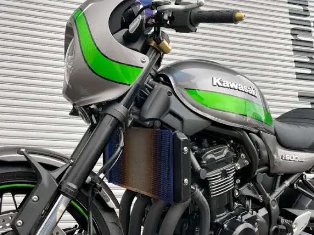 Z900RS チタニウムパワー　チタンメッシュラジエターコアガード
