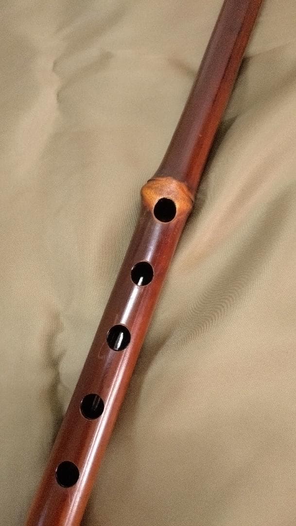 moto様用　煤竹　真竹笛　古典調４本調子　篠笛