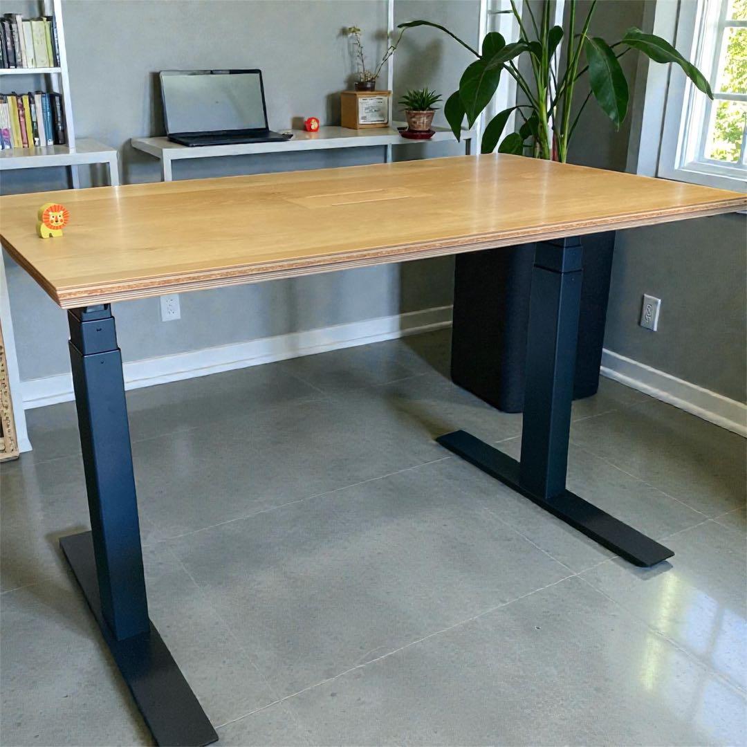 ぺ*い様 美品 BORDERLESS 電動 昇降 デスク FeEL オフィスデス