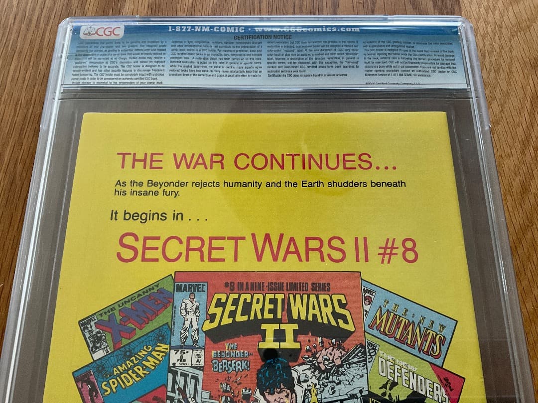 X-factor #1 元X-men CGC 9.6 アメコミリーフ