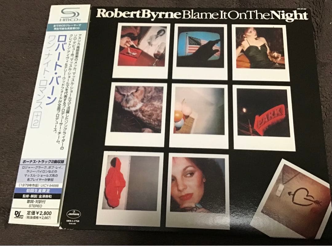 紙ジャケSHM-CD　ロバート・バーン　ワン・ナイト・ロマンス＋2　AOR傑作