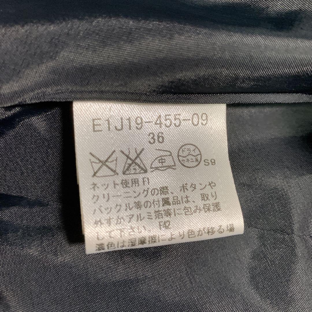 バーバリー　フレアワンピース　Ｓ　黒ノバチェック　毛　ウエストベルト　ホースロゴ