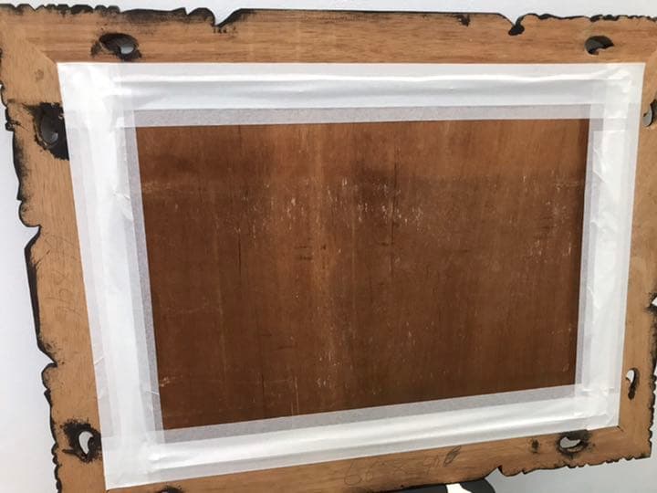 絵画　バリ絵画　カエル