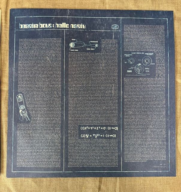 LP 初回限定盤 beastie boys hello nasty 金盤 2枚組