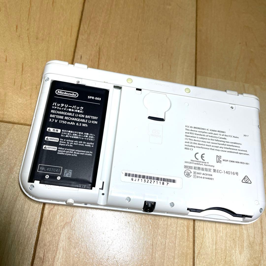 【画面ヤケあり】Newニンテンドー3DSLL パールホワイト