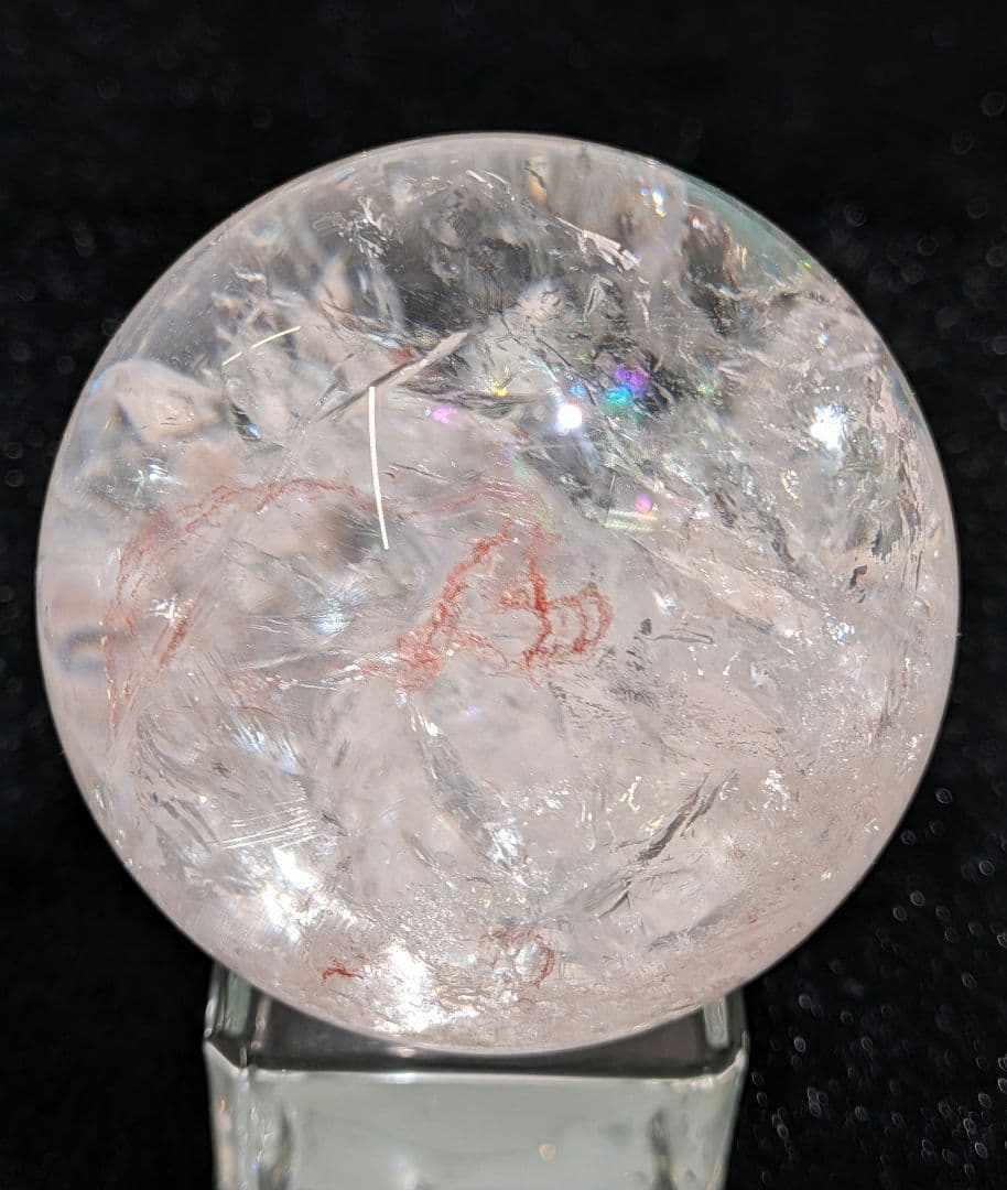 【高品質】ピンクアゼツライト⑥スフィア　大玉5.5cm　丸玉　置物　新入荷❣️