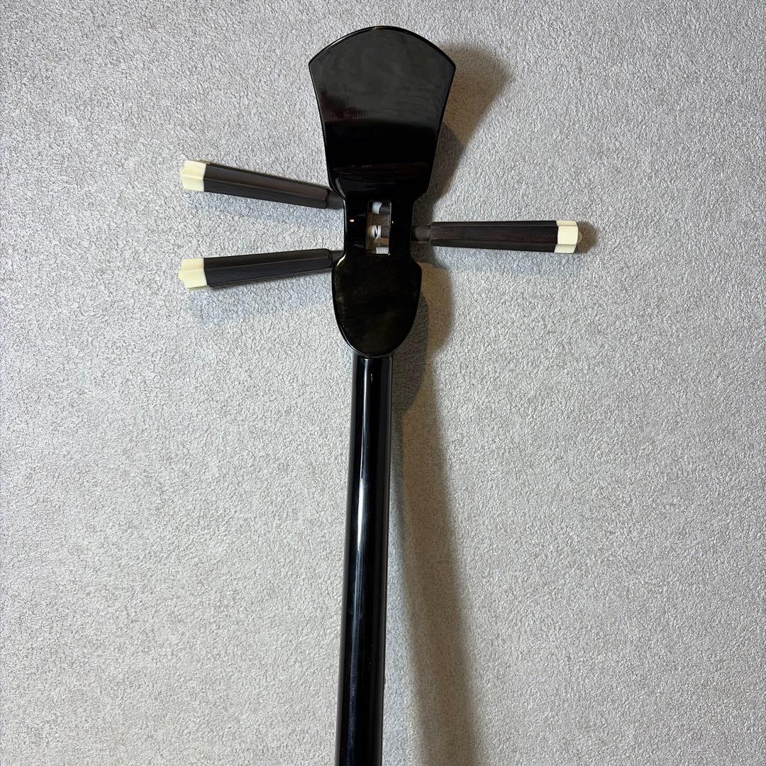 【極美品】沖縄三線　三線　人工皮　ケース付き　初心者　入門セット