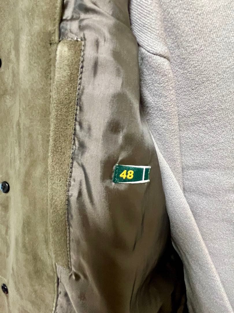 ETONNE エトネ スエード ミリタリージャケット Ｌ