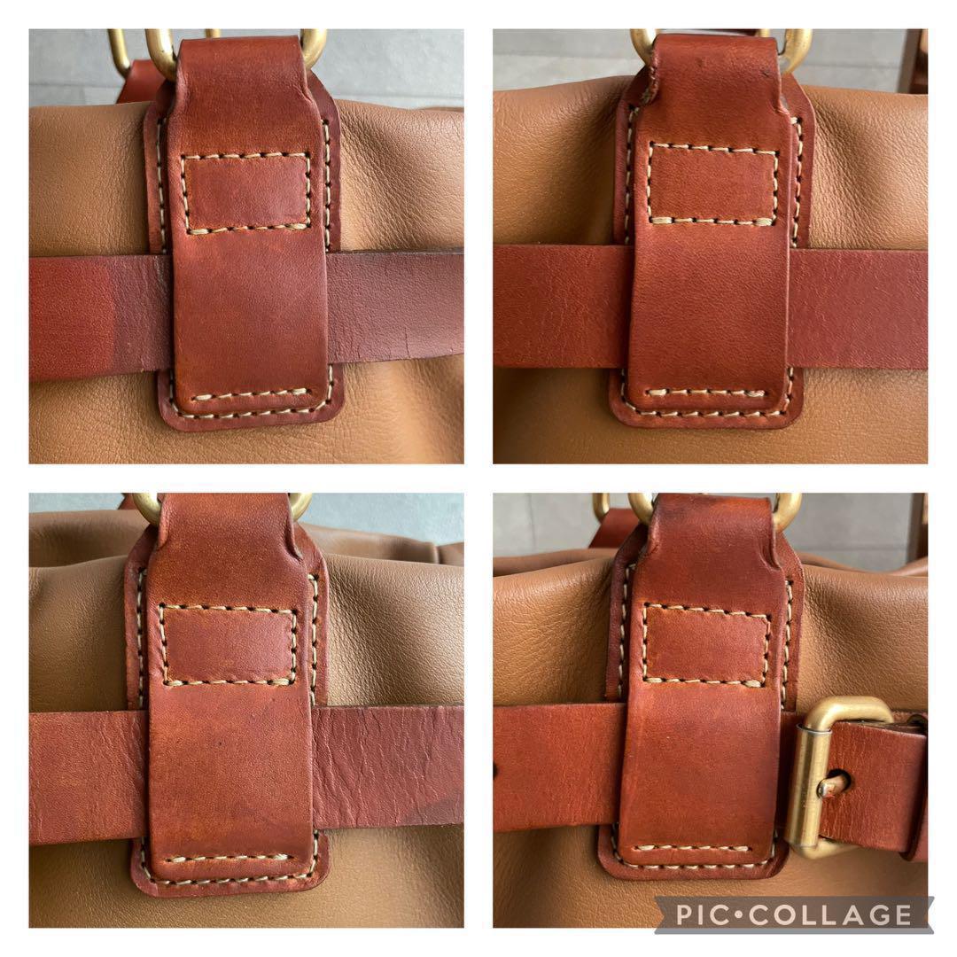 土屋鞄　ハーネステザートート　A4 キャメル