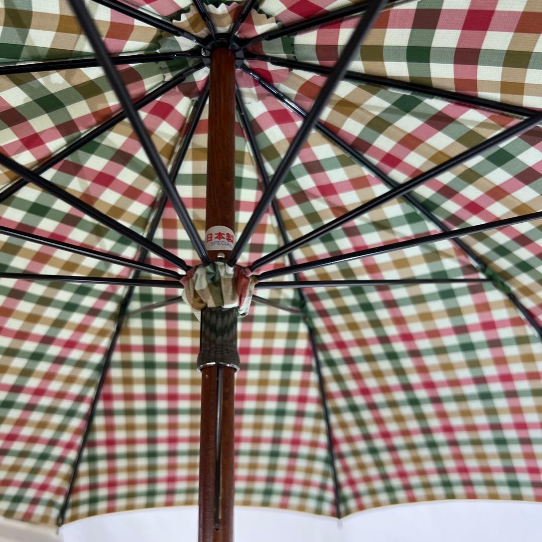 新品未使用　S.YONEDA 傘　米田正一商店　アニマルヘッド　ピュアグリーン