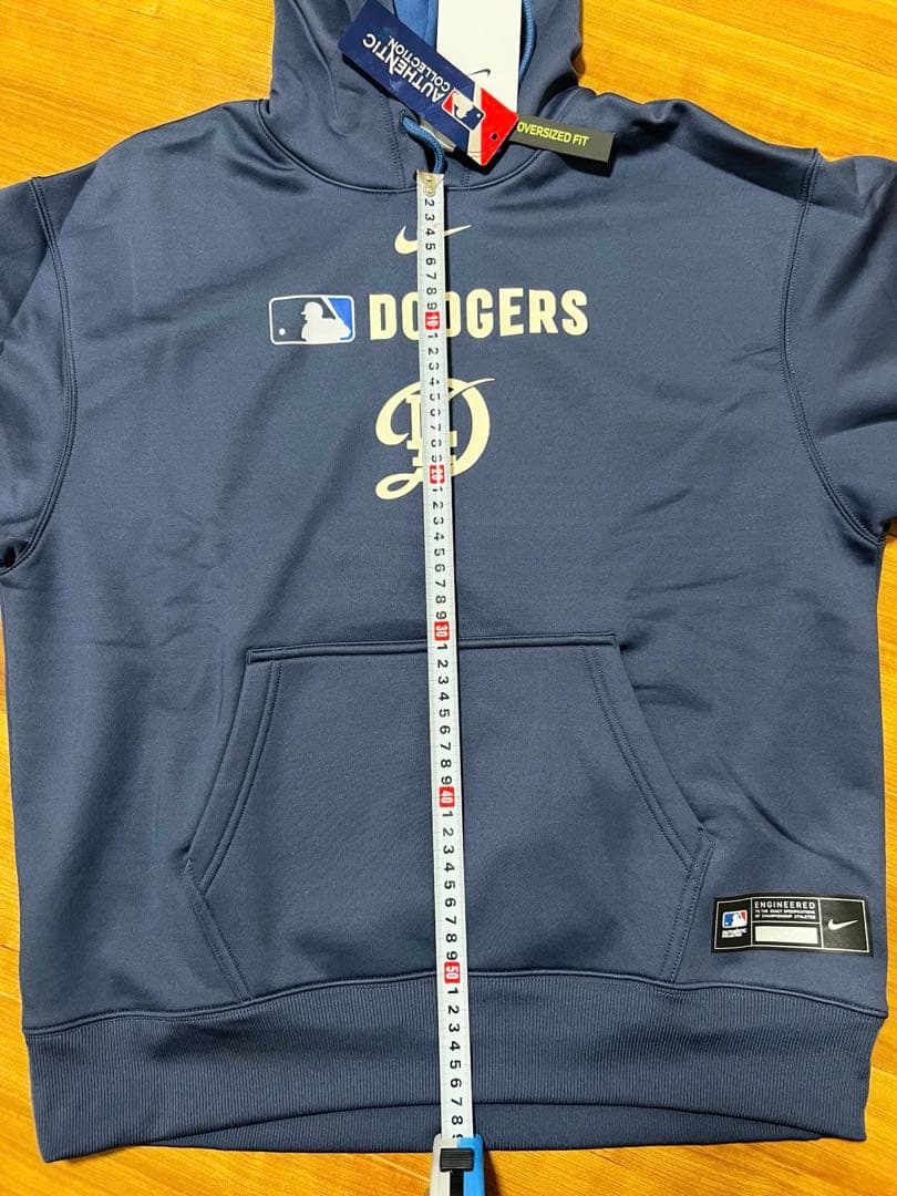 ドジャース オーセンティック パーカー ウィメンズ USサイズS（日本サイズM）