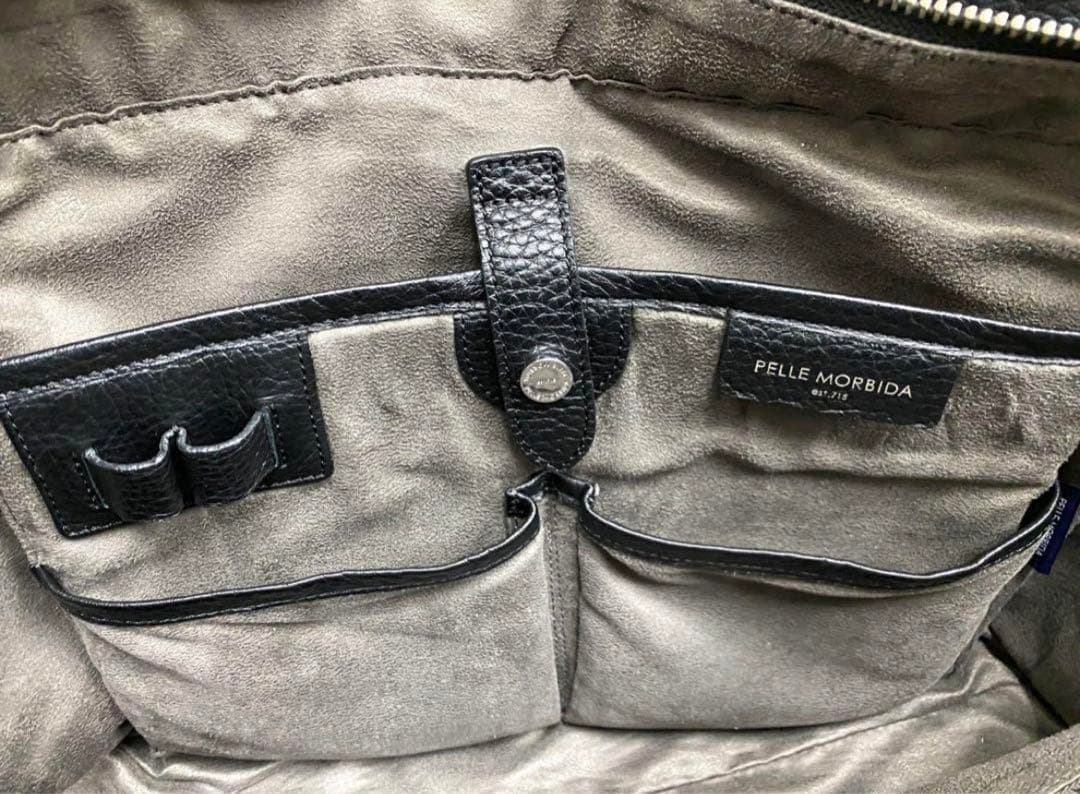 PELLE MORBIDA【Maiden Voyage】ボストンバッグ】ブラック