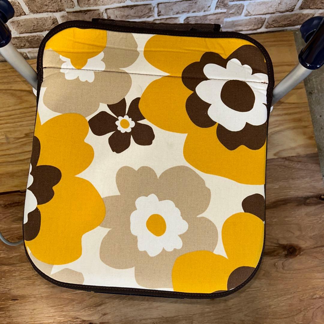 ユーバ産業 シルバーカー ショッピングカート スワレル イエロー 花柄