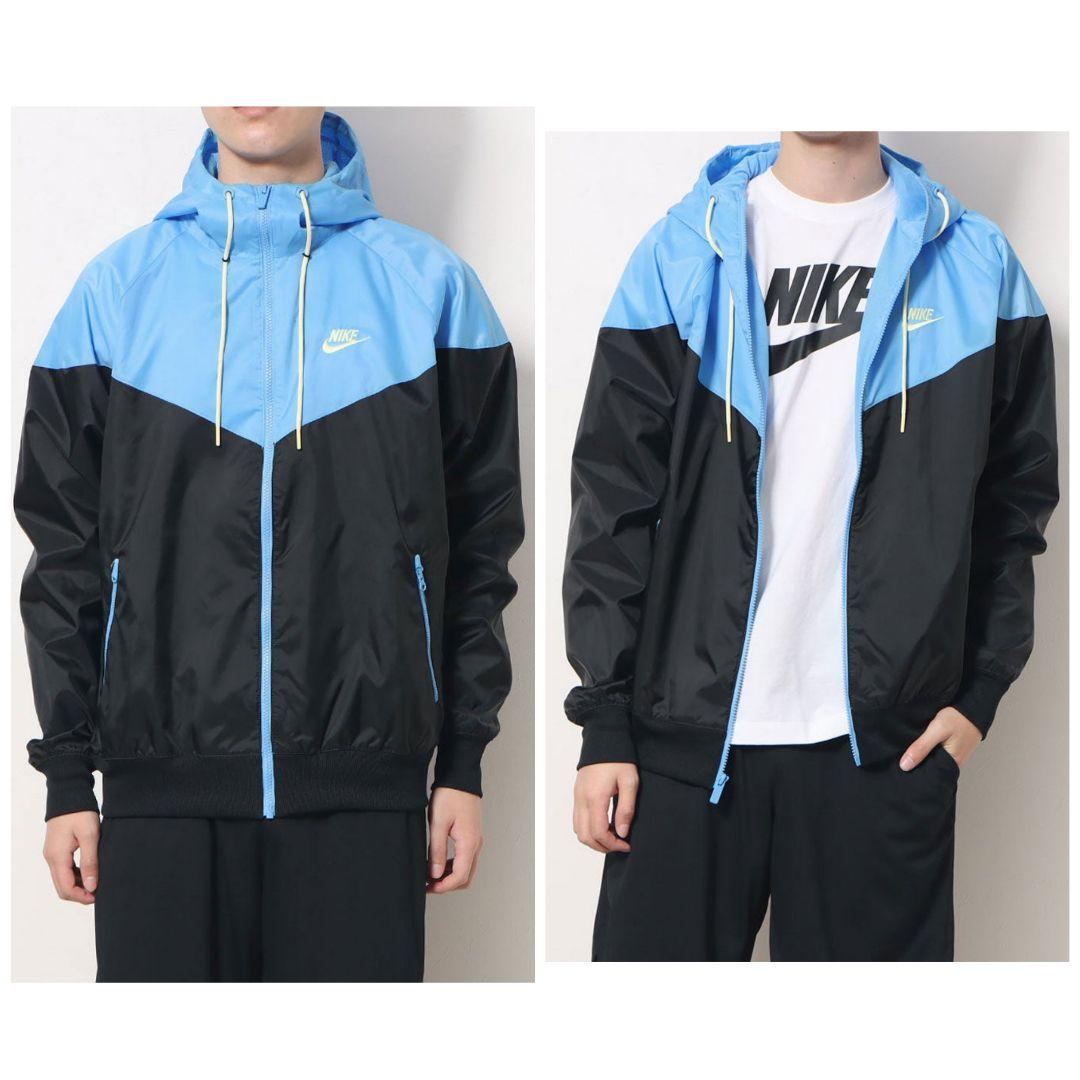 ナイキ UJ ナイロンジャケット アウター パーカー フーディ BL 新品 L