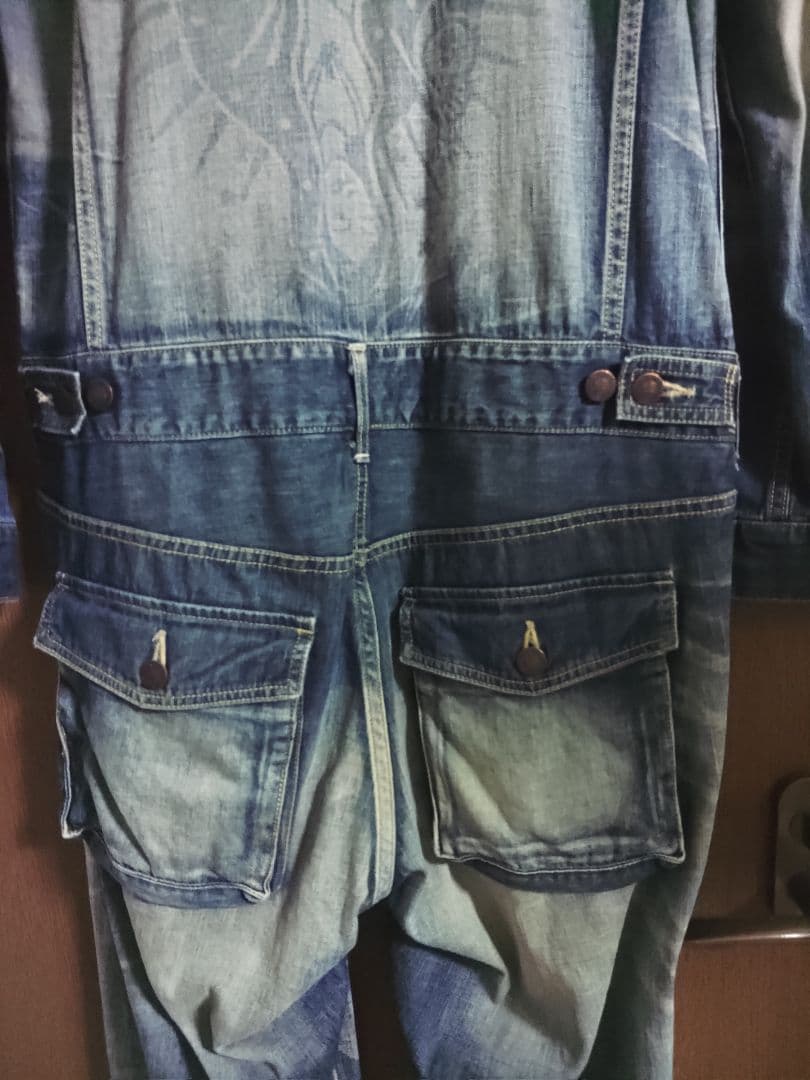 glambデニムつなぎ　サイズ③L