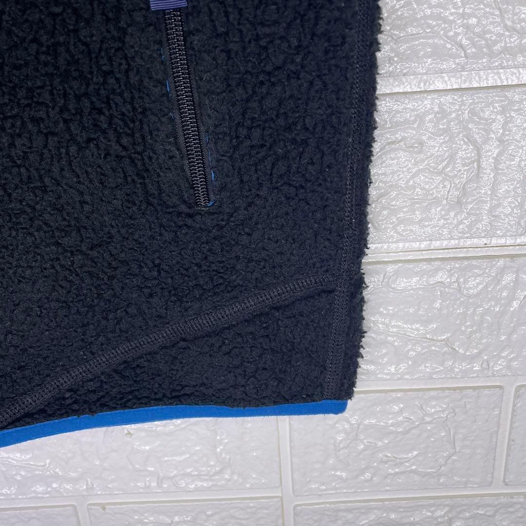 【24時間以内　匿名発送】パタゴニア　レトロXボアベスト　黒/青　Sサイズ